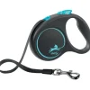 Flexi Hundesnor Flexi Black Design bånd S 5 meter 15 kg blå