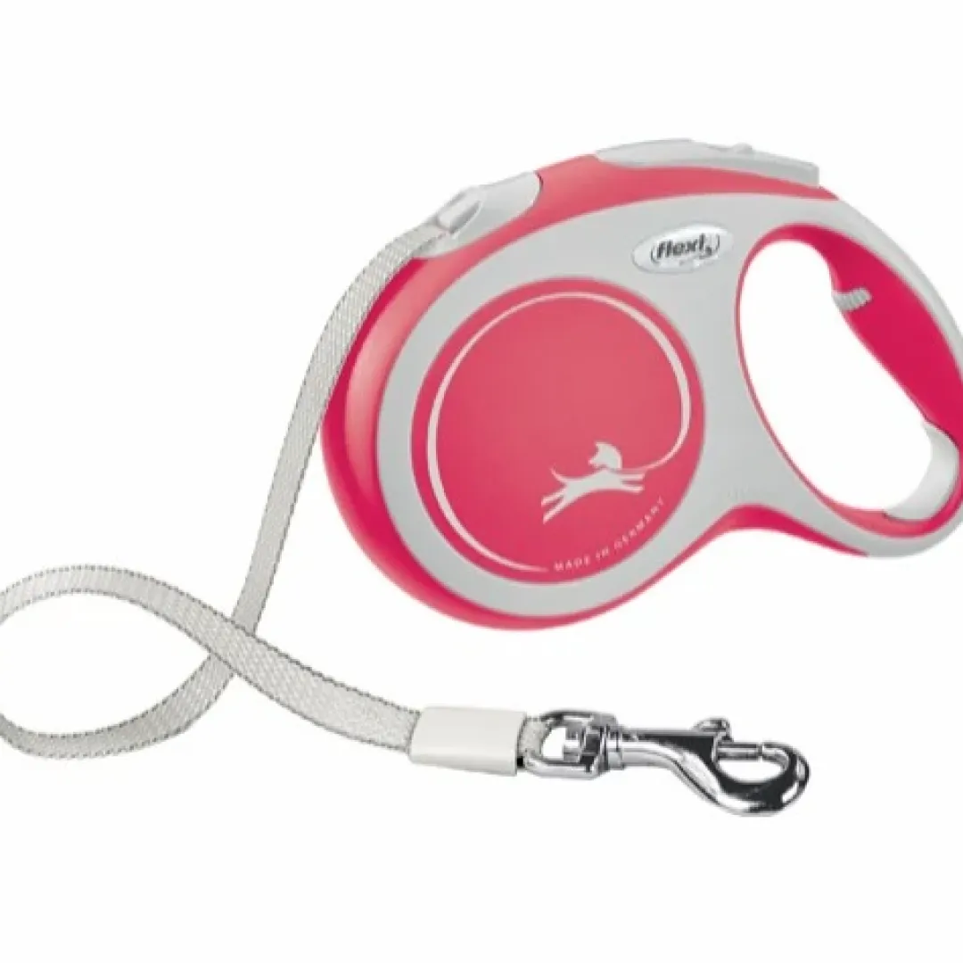 Flexi Hundesnor Flexi New Comfort bånd L 5 meter 50 kg rød