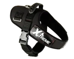 FOP Pet Products FOP X-treme Hundesele Large Sort - 65-90 cm stærk og komfortabel sele