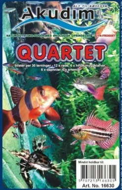 Frostfoder til Akvariefisk Frostfoder AK Quartet 100 g