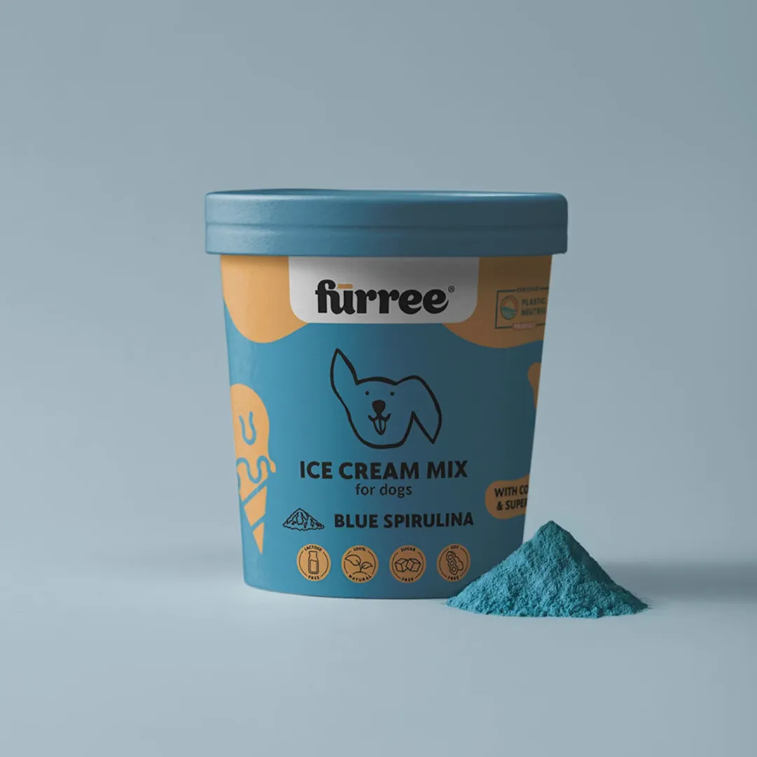 MiniZoo FÜRREE Icecream med Blå Spirulina