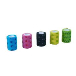 KRUUSE Fun Flex selvklæbende Pet Bandage 7,5 cm x 4,5 m