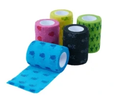 KRUUSE Fun Flex selvklæbende Pet Bandage 7,5 cm x 4,5 m