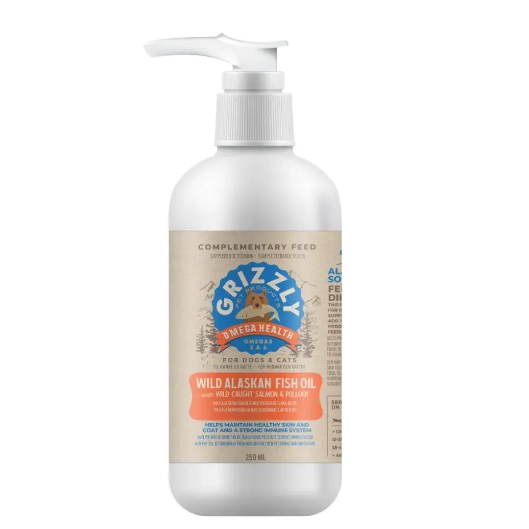 Grizzly Lakseolie Grizzly Plus Vildlakseolie 250 ml