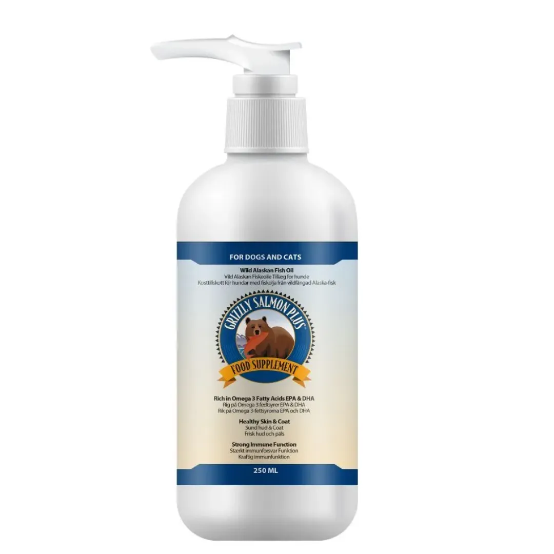 Grizzly Lakseolie Grizzly Plus Vildlakseolie 250 ml
