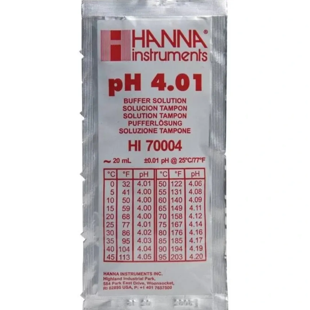 Hanna Instruments HI-70004P PH 4.01 Buffer Brev 20 ml