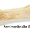 Treattime Håndlavet Presset Tyggeben med fyld af lam 17 cm 115 g - stort tyggeben til hunde