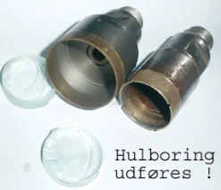 MiniZoo Hulboring i glas 43 mm hul (Max.10 mm glas)