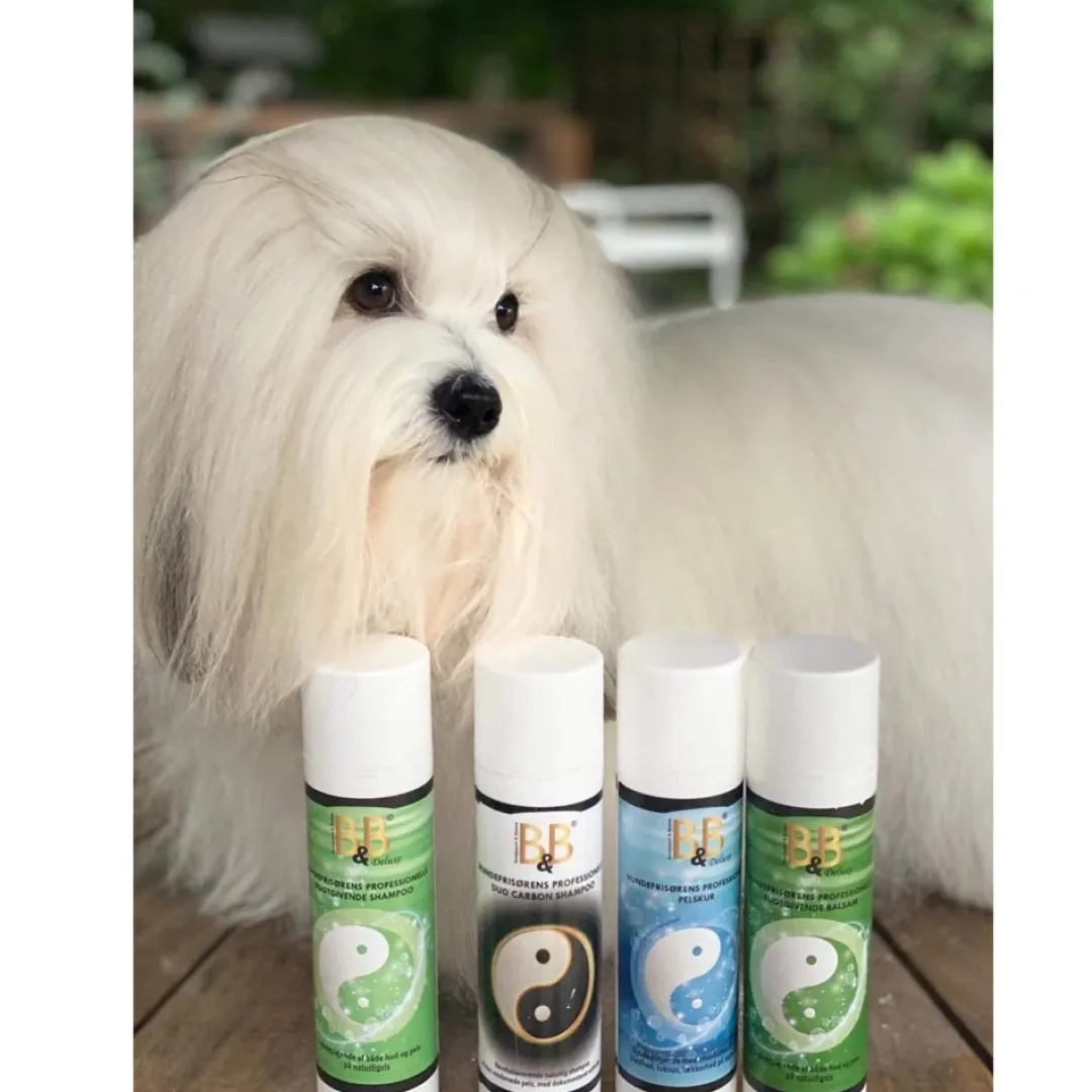 B&B Økologisk Hundeshampoo Hundefrisørens professionelle fugtgivende balsam 200 ml