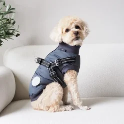Nordic Paws Hundejakke Thor med indbygget sele koksgrå XS