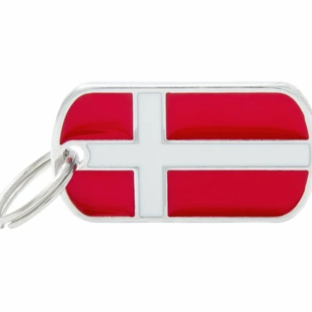 My Family Hundetegn Hundetegn My Family Flag Danmark