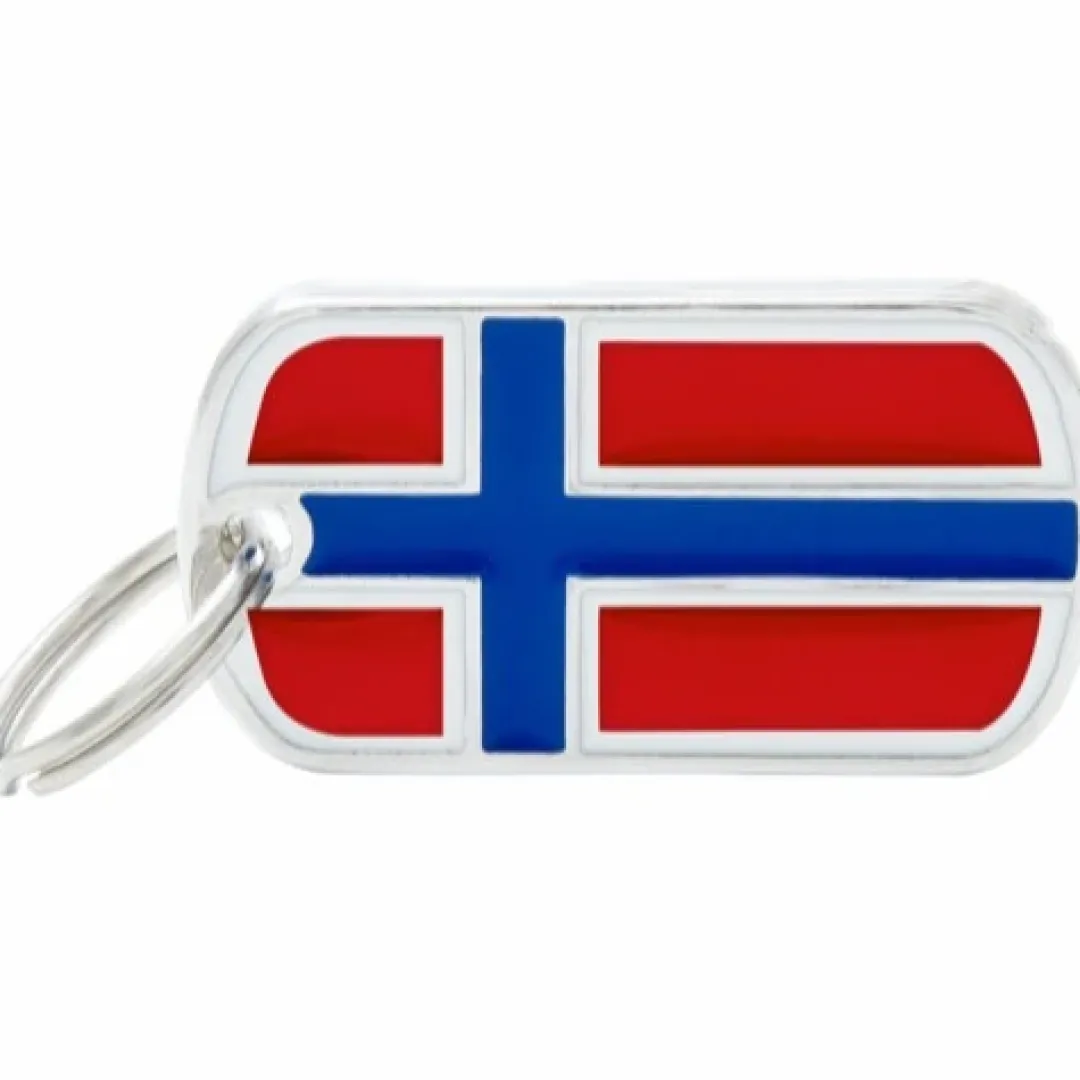 My Family Hundetegn Hundetegn My Family Flag Norge