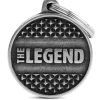 My Family Hundetegn Hundetegn My Family The Legend cirkel lille sølv