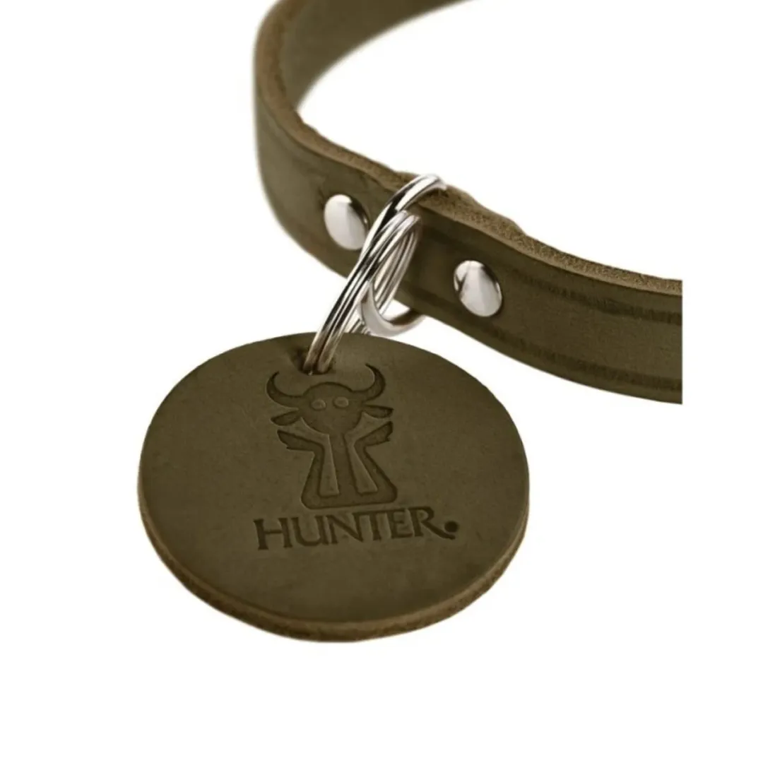 Hunter Aalborg Sport Oliven 32 hundehalsbånd - 24-29 cm
