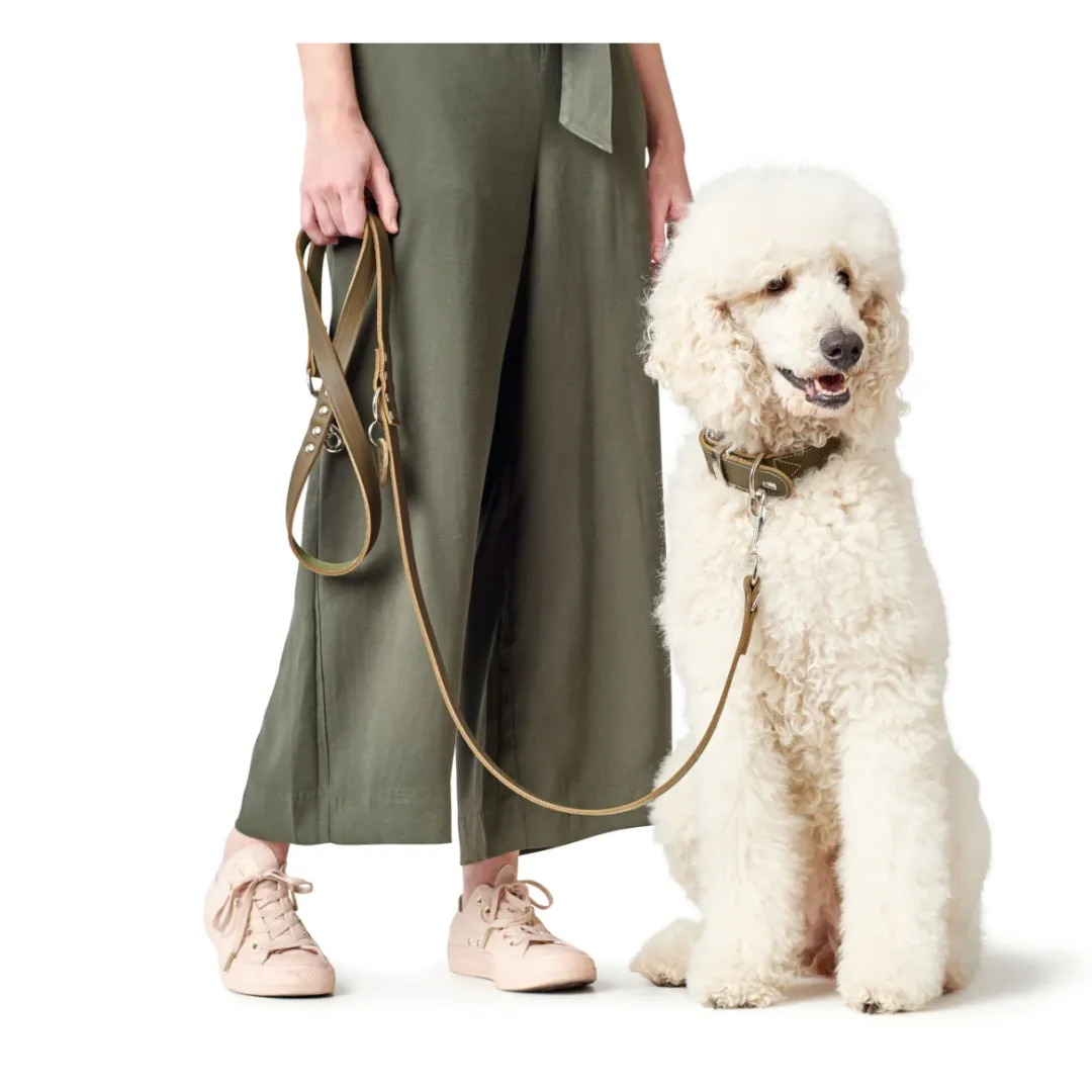 Hunter Aalborg Sport Oliven 52 hundehalsbånd - 38-47 cm