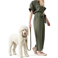 Hunter Aalborg Sport Oliven 52 hundehalsbånd - 38-47 cm