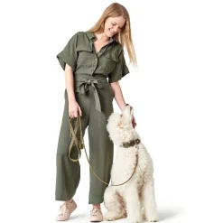 Hunter Aalborg Sport Oliven 52 hundehalsbånd - 38-47 cm