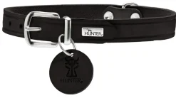 Hunter Aalborg Sport Sort 32 hundehalsbånd - 24-29 cm