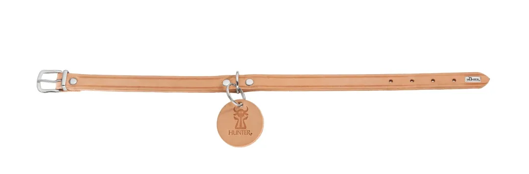 Hunter Aalborg Sport Tan 37 hundehalsbånd - 28-33 cm