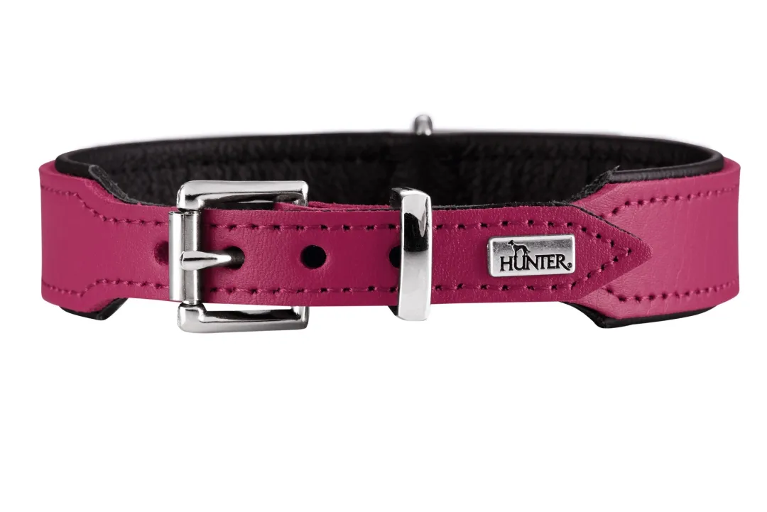 Hunter Basic halsbånd str.50 Pink - 35,0-43,0 cm