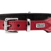 Hunter Basic halsbånd str.37 Rød - 30,0-34,5 cm