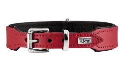 Hunter Basic halsbånd str.60 Rød - 47,0-54,0 cm