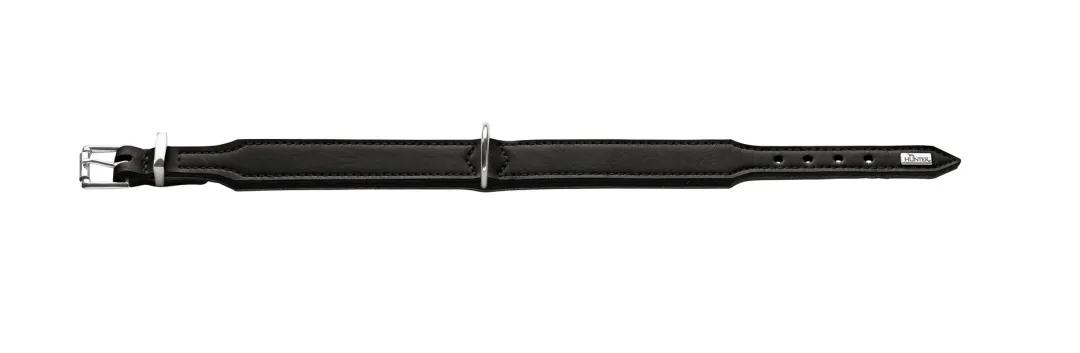 Hunter Basic halsbånd str.50 Sort - 35,0-43,0 cm