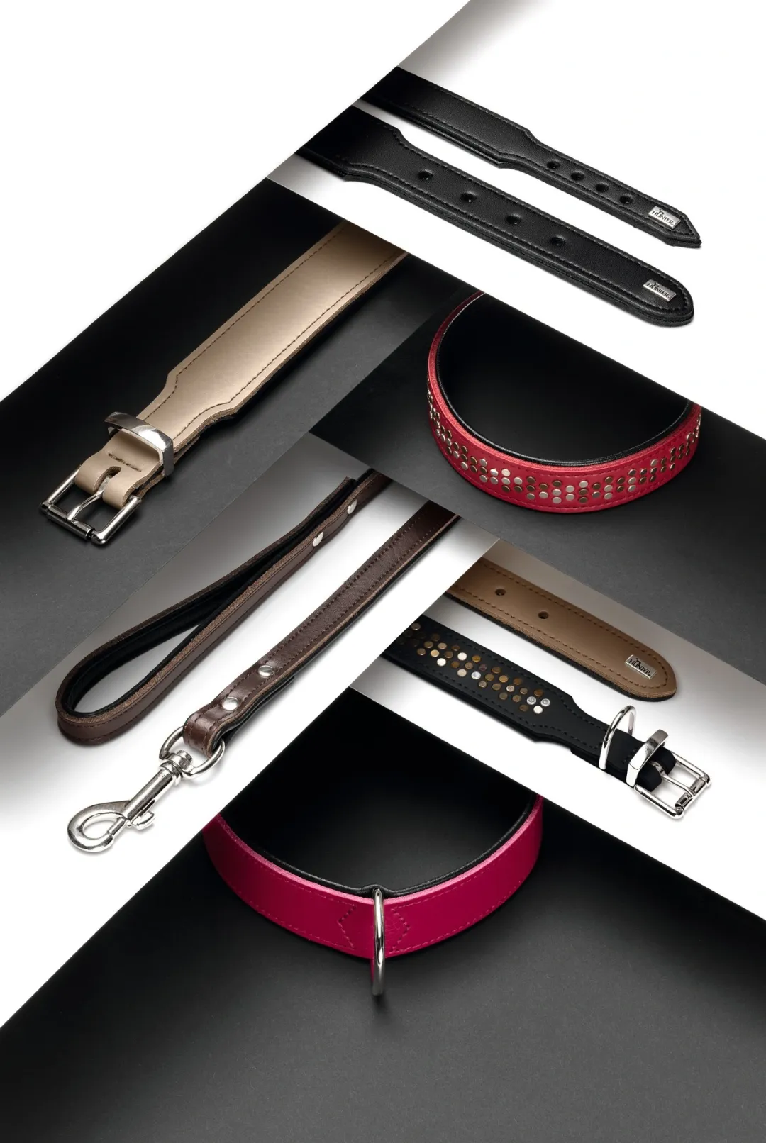 Hunter Basic halsbånd str.55 Sort - 41,0-49,0 cm
