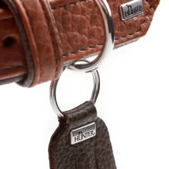 Hunter Cody 45 Cognac Mørkebrun hundehalsbånd - 33-39 cm
