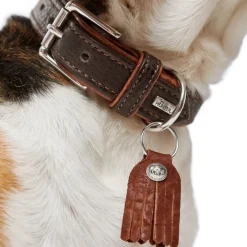 Hunter Cody 55 Mørkebrun Cognac hundehalsbånd - 42-48 cm