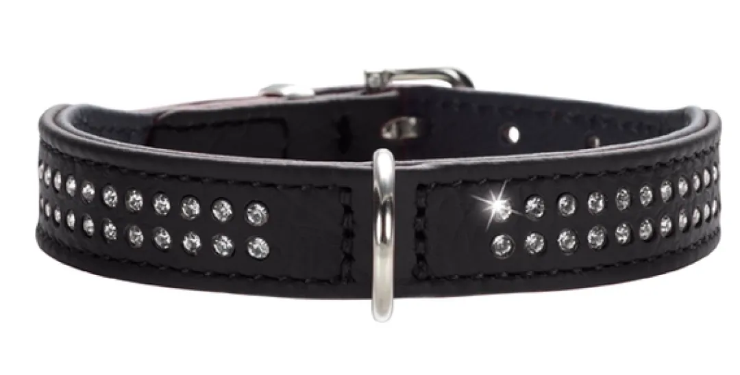 Hunter Diamond petit halsbånd str.32 Sort - 24-28 cm
