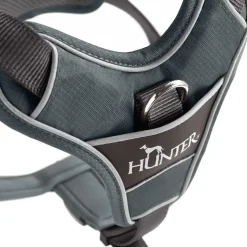 Hunter Divo hundesele L-XL grå/grå just mave 79-107 cm - Stabil kontrol og komfort