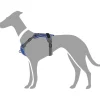 Hunter Divo hundesele M petrol/grå just. mave 56-73 cm - Stabil bevægelse og ergonomisk komfort