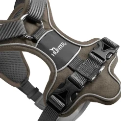 Hunter Divo hundesele S-M brun/grå just mave 52-68 cm - Fleksibel pasform og stabil støtte