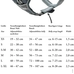 Hunter Divo hundesele S petrol/grå just mave 45-56 cm - Fleksibel kontrol og komfort i balance