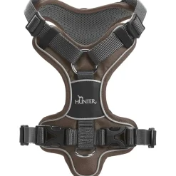 Hunter Divo hundesele XS brun/grå just mave 34-47 cm - Let pasform til små hunde