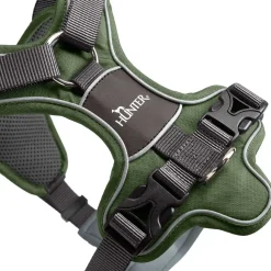 Hunter Divo hundesele XS grøn/grå just mave 34-47 cm - Let komfort og tryg pasform