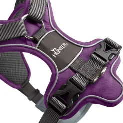 Hunter Divo hundesele XS violet/grå just mave 34-47 cm - Stabil kontrol og komfort