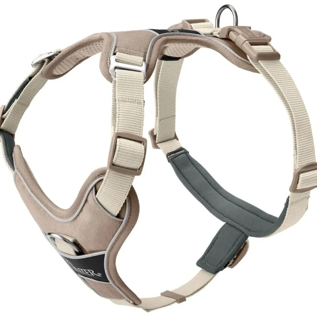 Hunter Divo Up hundesele L beige just mave 72-100 cm - Stabil støtte og tryg bevægelse