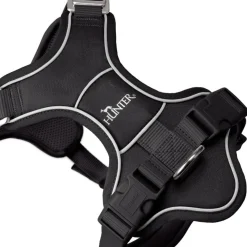 Hunter Divo Up hundesele M sort just mave 56-73 cm - Stabil støtte og kontrolleret bevægelse