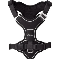 Hunter Divo Up hundesele M sort just mave 56-73 cm - Stabil støtte og kontrolleret bevægelse