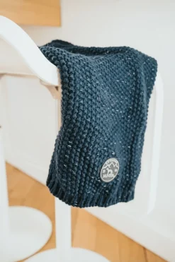 Hunter Finja pullover strik mørkeblå str. 60