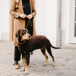 Hunter Finja pullover strik Mørkebrun str 60