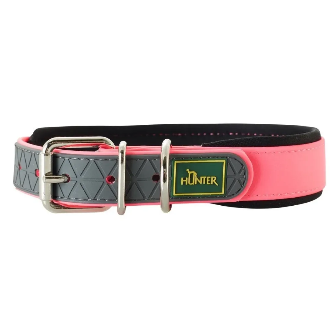 Hunter Halsbånd Convenience 45 NeonPink - 33-40 cm