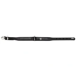 Hunter Halsbånd Diamond Petit 27 Sort - 20-24 cm