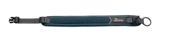 Hunter Halsbånd Divo S Petrol/Grå - justerbart hundehalsbånd (25-35 cm, B 4 cm)