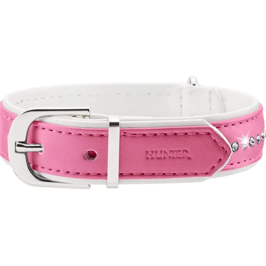 Hunter Halsbånd XS 17-20,5 cm Diamond Petit Pink