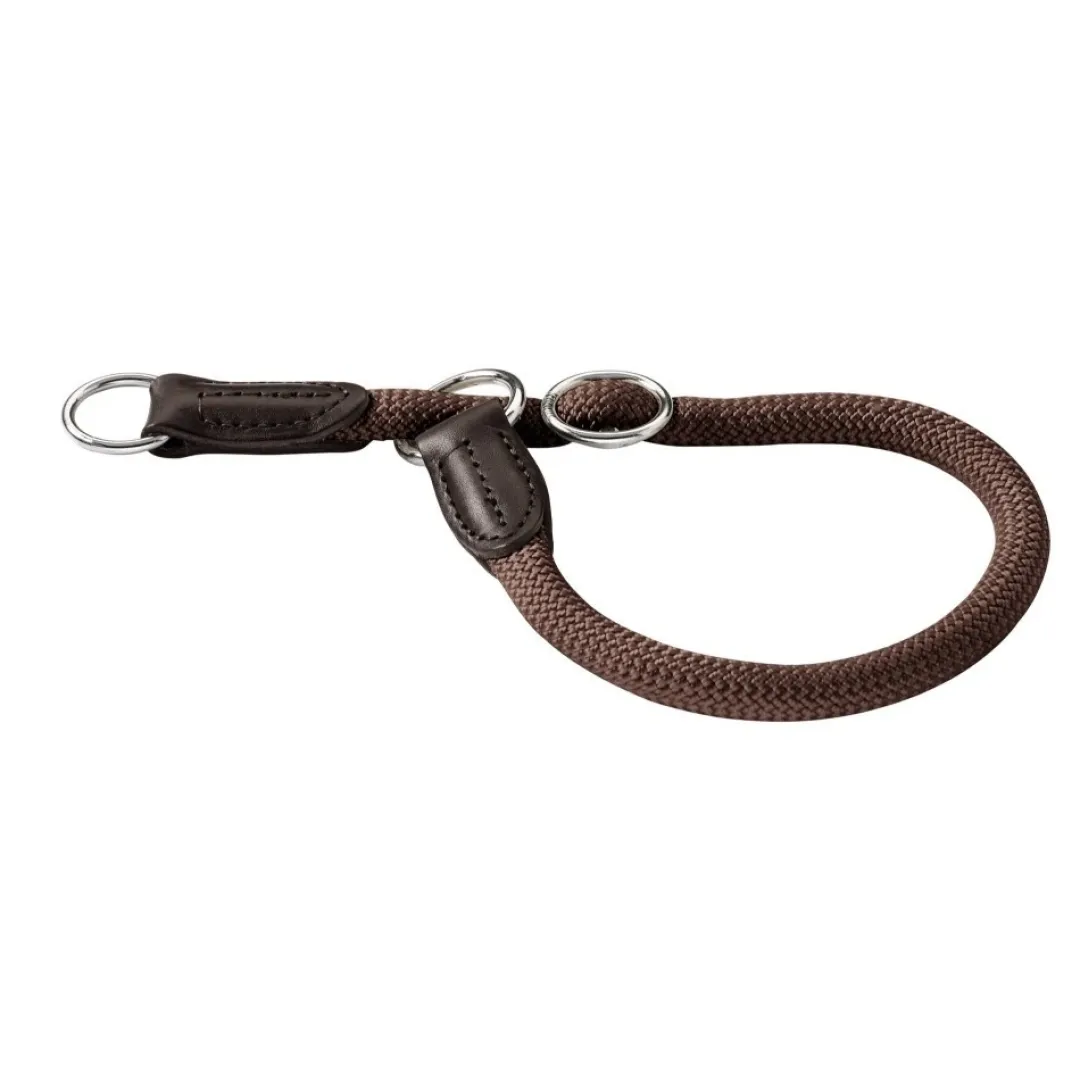 Hunter Halvkvæler halsbånd Freestyle Brun 30/10 - 30-40 cm
