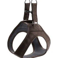 Hunter Hilo læder hundesele XS-S brun hals 37-40 cm - let og komfortabel pasform