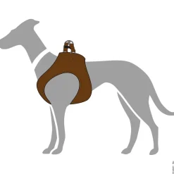 Hunter Hilo læder hundesele XXS-XS brun hals 30-34 cm - blød og let komfort